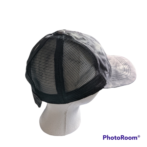 🛍️3 for $10 NWOT gray tie dye trucker hat - Picture 2 of 6